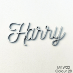 Personalised wooden name sign - Font 22
