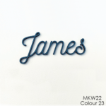 Personalised wooden name sign - Font 22