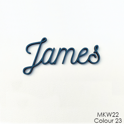 Personalised wooden name sign - Font 22