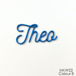 Personalised wooden name sign - Font 22