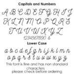 Personalised wooden name sign - Font 22