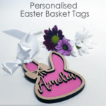 Personalised Wooden Easter Basket Tags