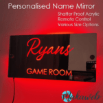 Personalised Acrylic Name Mirror