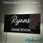 Personalised Acrylic Name Mirror