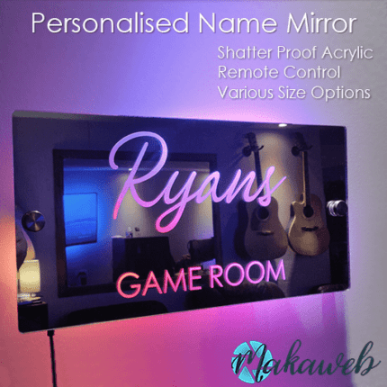 Personalised Acrylic Name Mirror
