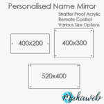 Personalised Acrylic Name Mirror