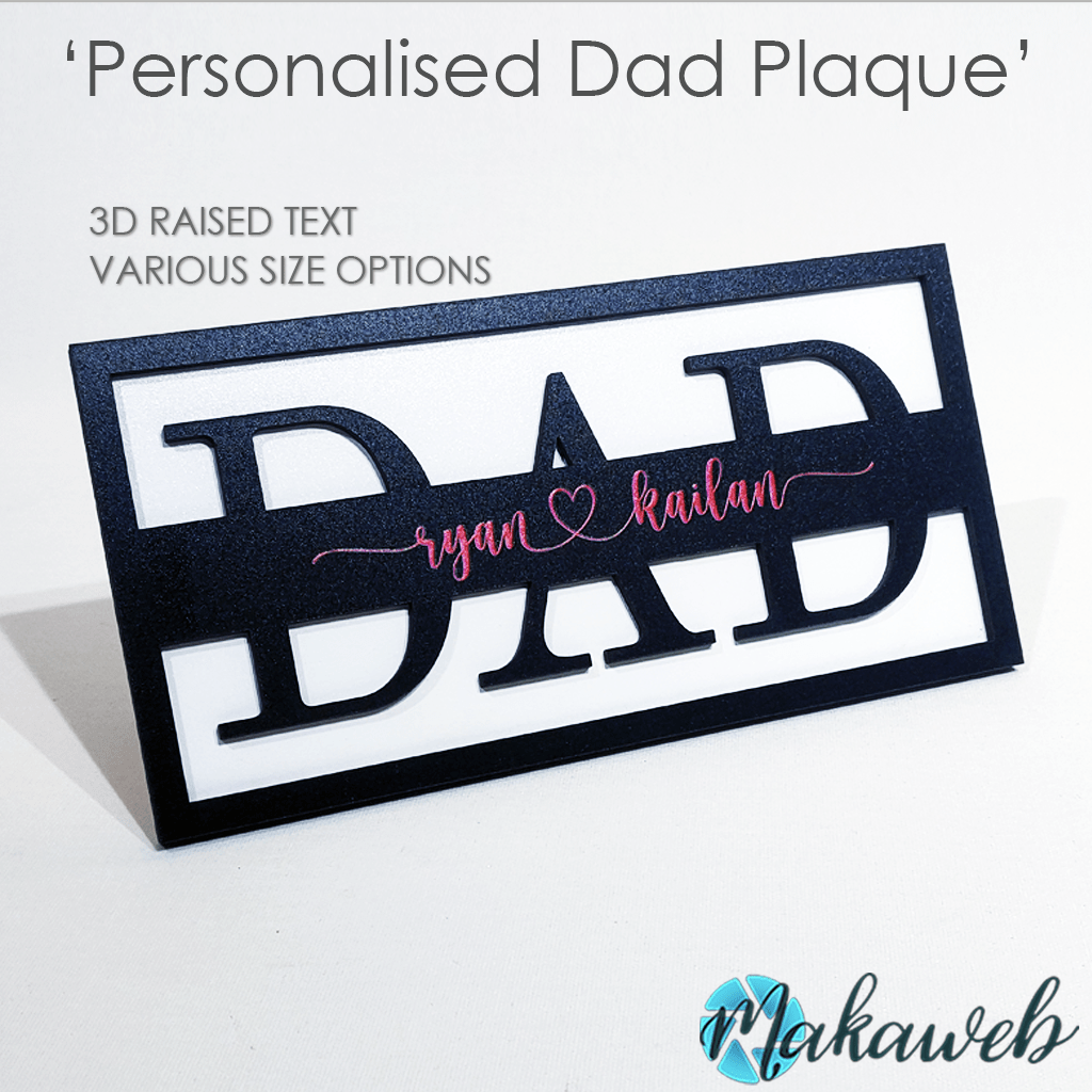 Dad sign ad 1024 Personalised 'Dad' Plaque